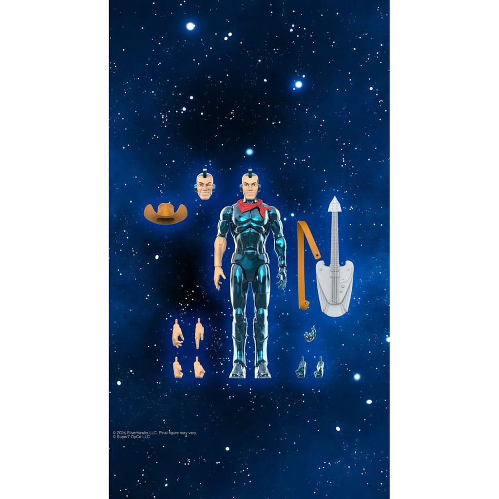 Immagine del prodotto Action figure SilverHawks Ultimates Bluegrass (Toy Version - Vac Metal) 18 cm