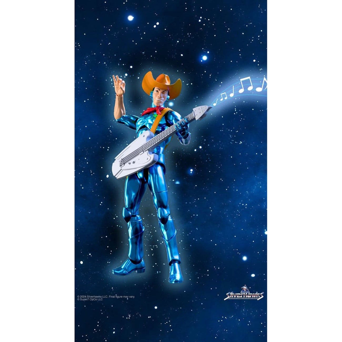 Immagine del prodotto Action figure SilverHawks Ultimates Bluegrass (Toy Version - Vac Metal) 18 cm