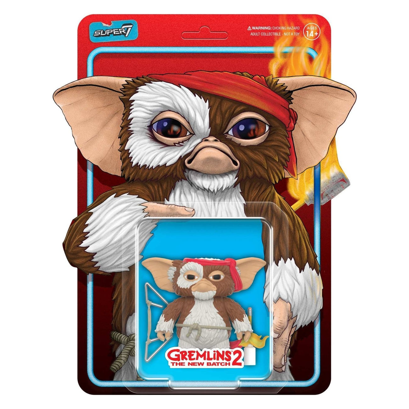 Immagine del prodotto Gremlins action figure ReAction Gizmo (Battle Ready Character Card) 23 cm