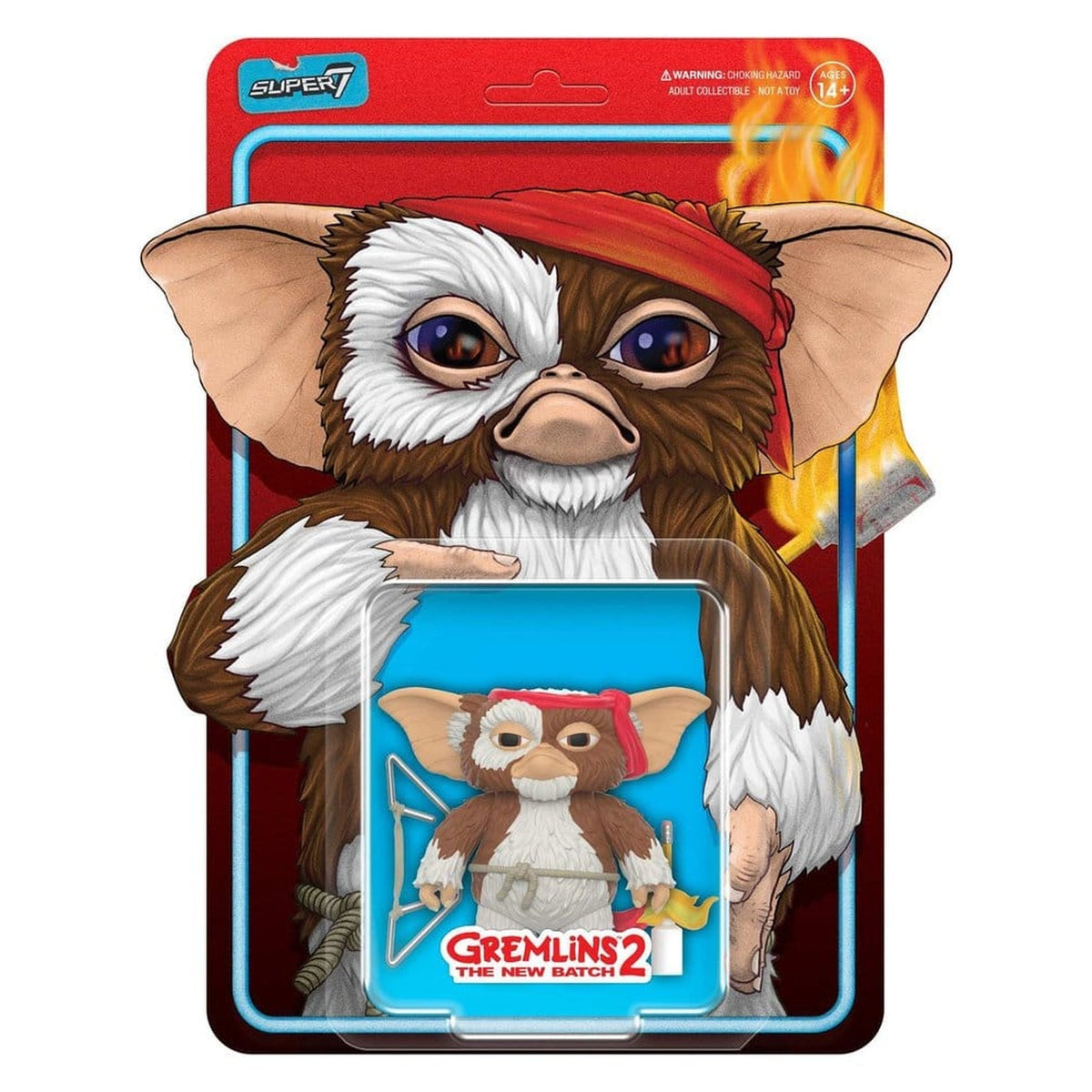 Immagine del prodotto Gremlins action figure ReAction Gizmo (Battle Ready Character Card) 23 cm