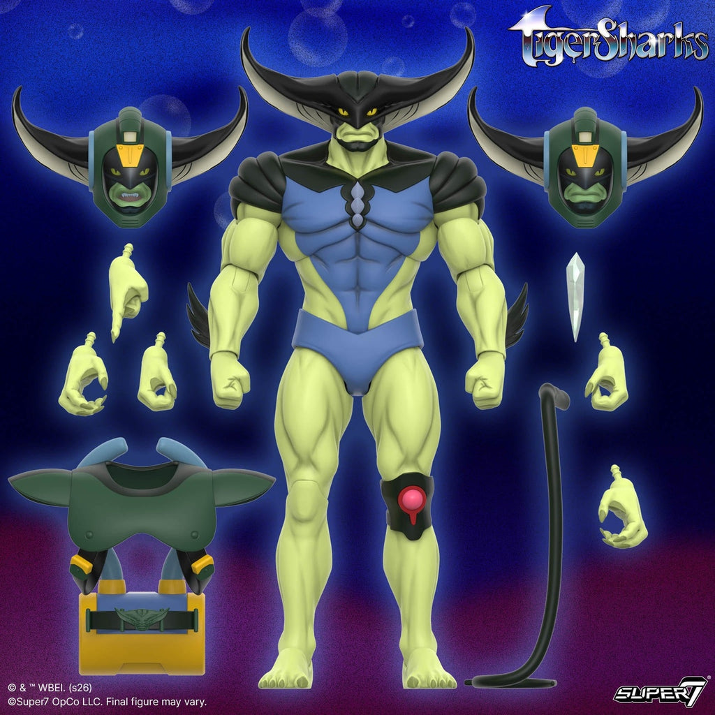 Immagine del prodotto Action figure T-Ray 18 cm TigerSharks Ultimates Wave 01