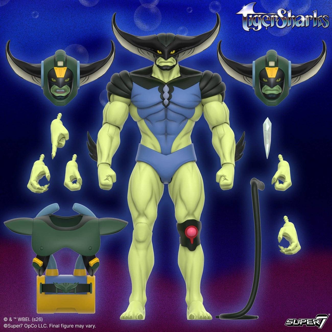 Immagine del prodotto Action figure T-Ray 18 cm TigerSharks Ultimates Wave 01