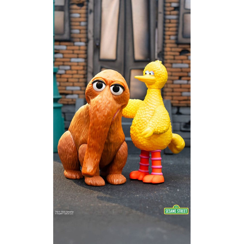 Product image Sesame Street ReAction Action Figures 2-Pack Big Bird and Mr. Snuffleupagus 10 cm