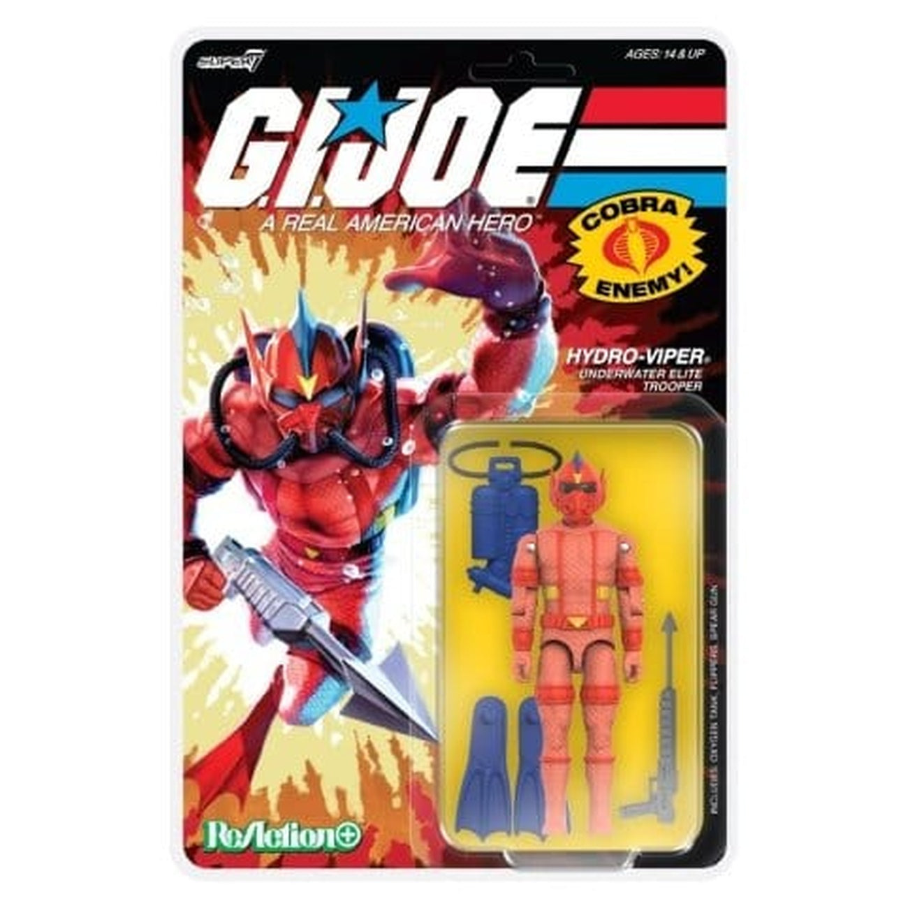 Immagine del prodotto GI Joe ReAction+ action figure Wave 07 Hydro Viper (Comic) 10 cm