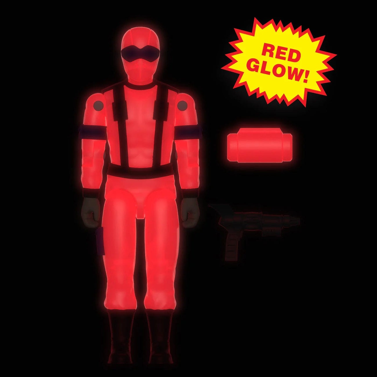 Immagine del prodotto GI Joe ReAction+ action figure Wave 06 Snake Eyes (Red Glow, Crystal Poison) 10 cm