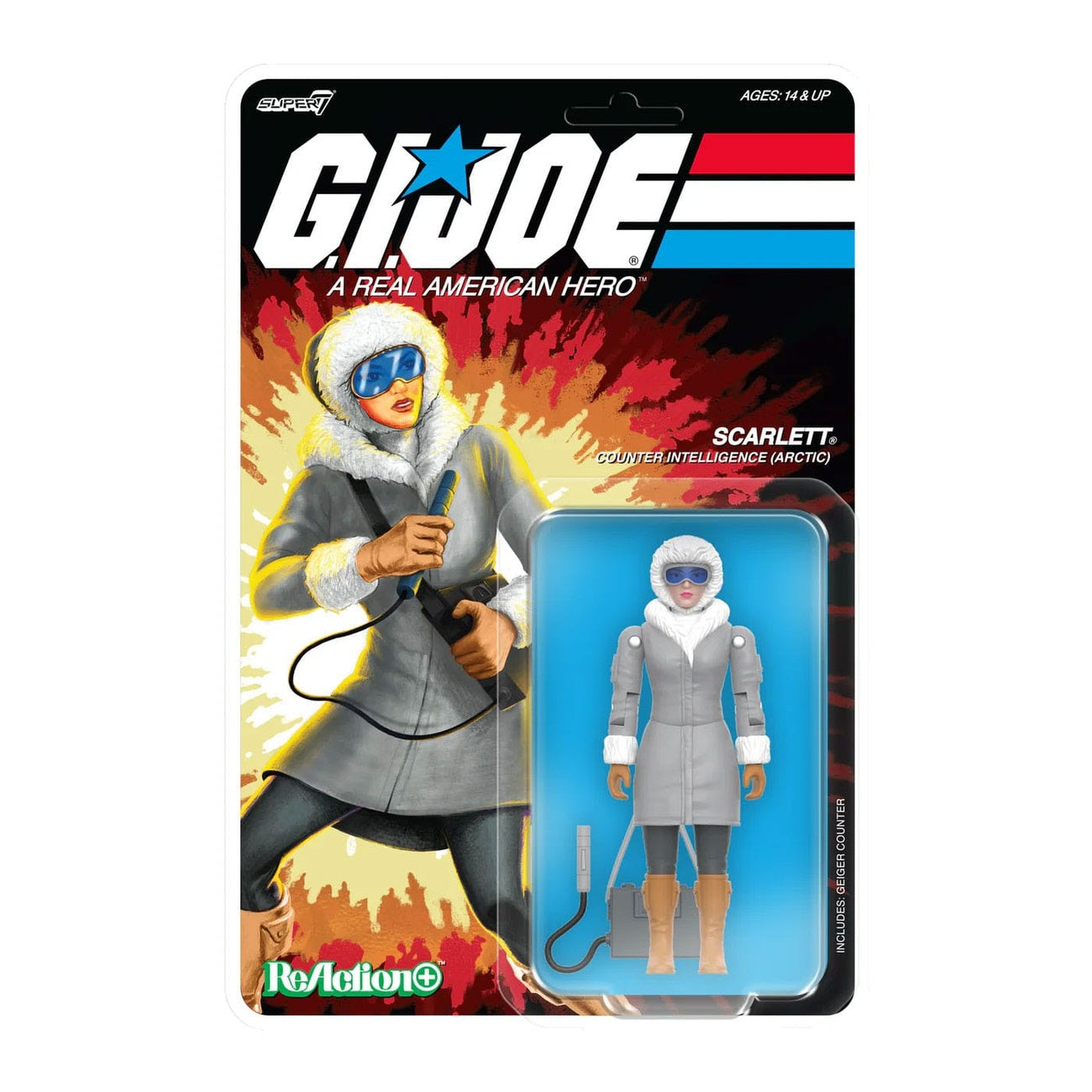 Immagine del prodotto GI Joe ReAction+ Action figure Wave 06 Arctic Scarlett 10 cm