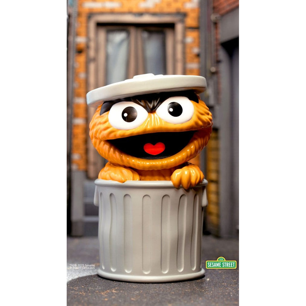 Immagine del prodotto Sesame Street FUN! FUN! Figura in soft vinyl Oscar the Grouch (arancione) 13 cm