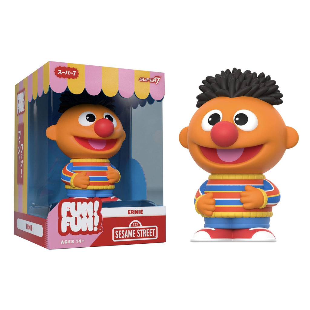 Immagine del prodotto Sesame Street FUN! FUN! Figure in soft vinyl Wave 02 Ernie 13 cm