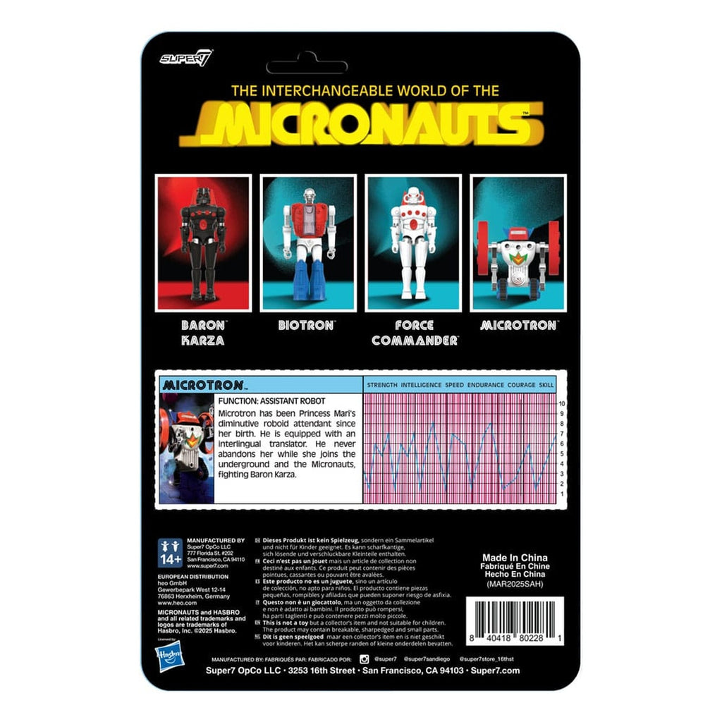 Immagine del prodotto Micronauts action figure ReAction+ Wave 02 Microtron 9 cm