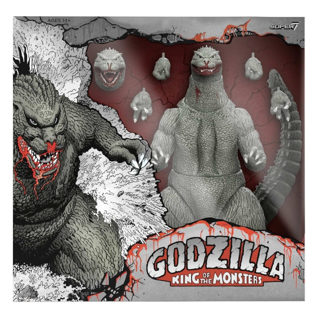 Immagine del prodotto Godzilla (1989) Action figure Toho Ultimates Godzilla (Greyscale Comic Book - Thirsty for Blood) 24 cm