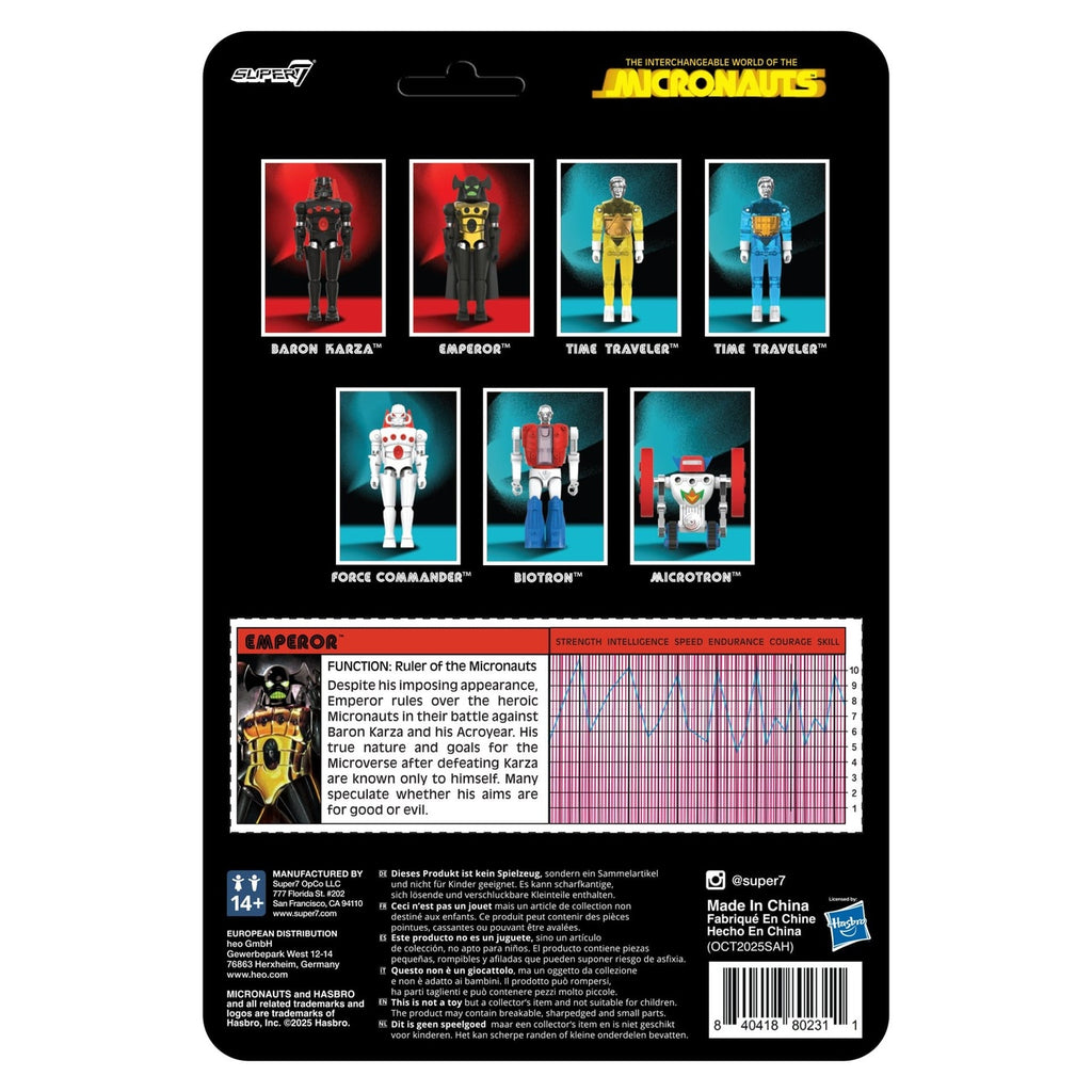 Immagine del prodotto Micronauts ReAction+ action figure Wave 03 Emperor 10 cm