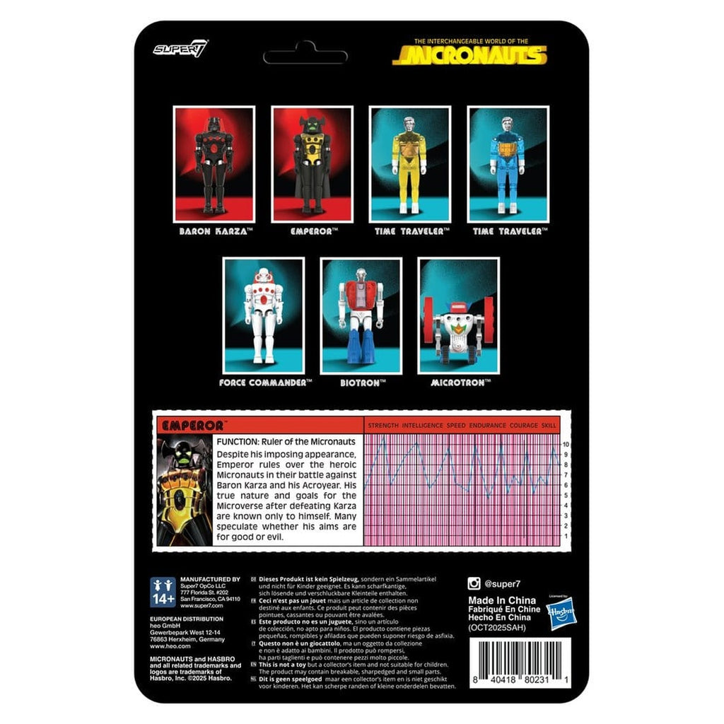 Immagine del prodotto Micronauts ReAction+ action figure Wave 03 Emperor 10 cm