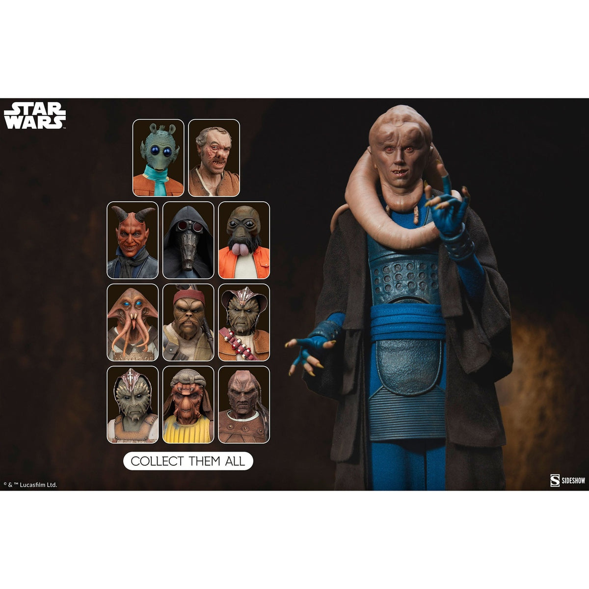 Immagine del prodotto Il Ritorno dello Jedi Action figure 1/6 Bib Fortuna 32 cm