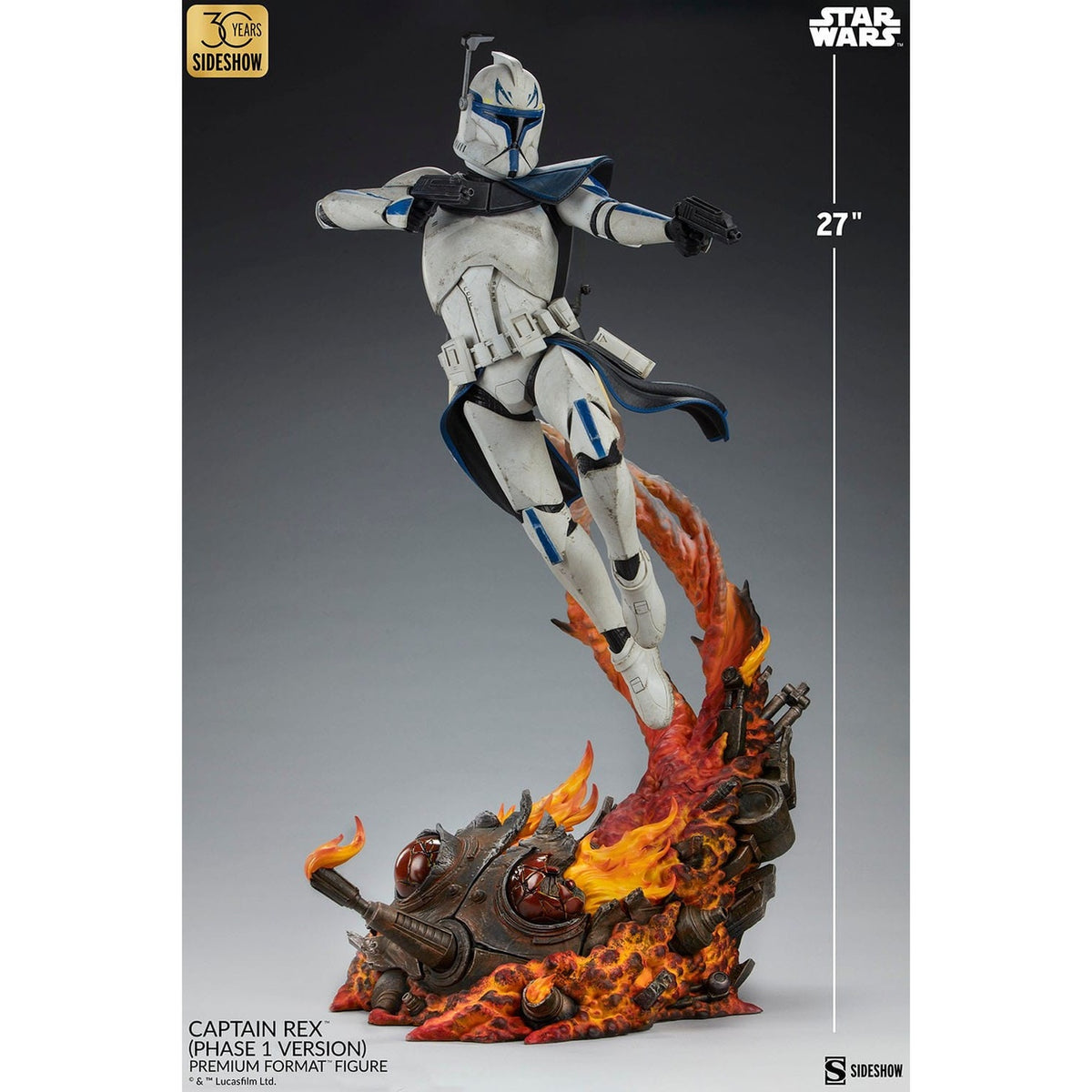 Immagine del prodotto Star Wars Statua Premium Format Captain Rex (Versione Fase 1) Sideshow Exclusive 68 cm
