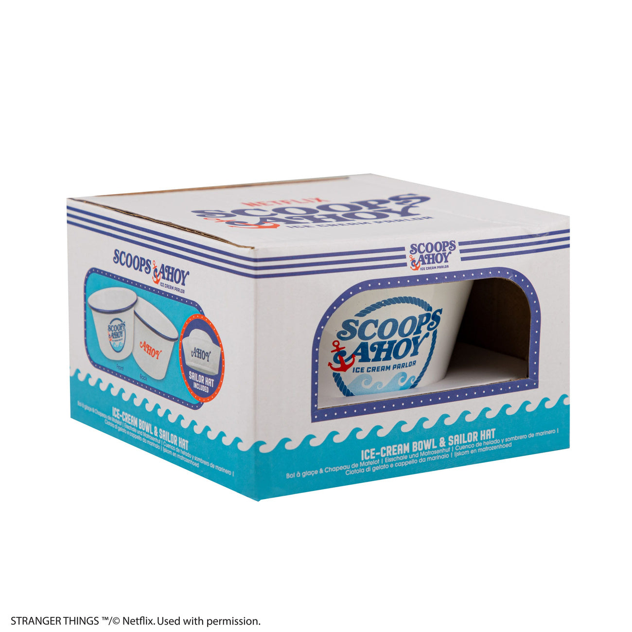 Immagine del prodotto Stranger Things Ciotola per gelato con cappello da marinaio Scoops Ahoy