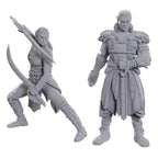 Immagine del prodotto D&D Nolzur's Marvelous Miniatures Miniature non dipinte Jaheira & Halsin