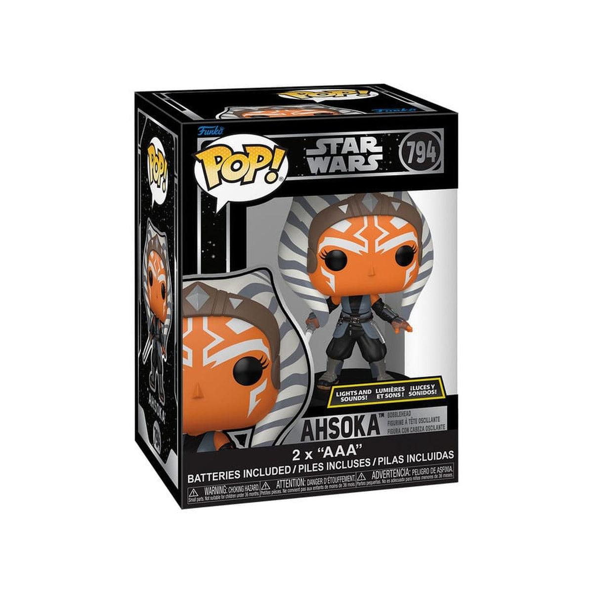 Immagine del prodotto Star Wars Super Sized POP! Figura in vinile Super Ahsoka (SFX) 9 cm