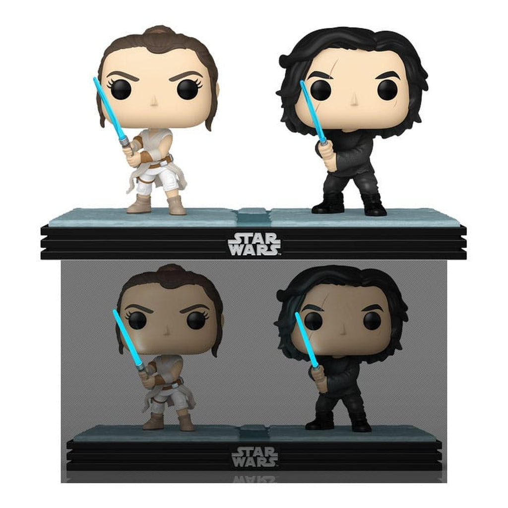 Immagine del prodotto Star Wars POP! Movie Moments Doppio pack di figure bobble head in vinile Kylo & Rey 9 cm