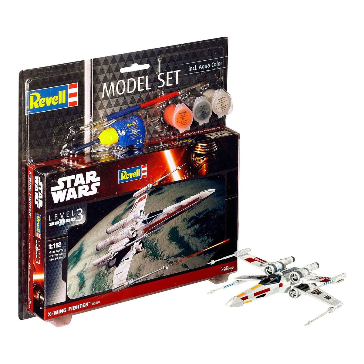 Immagine del prodotto Star Wars Modellino 1/112 Model Set X-Wing Fighter 11 cm