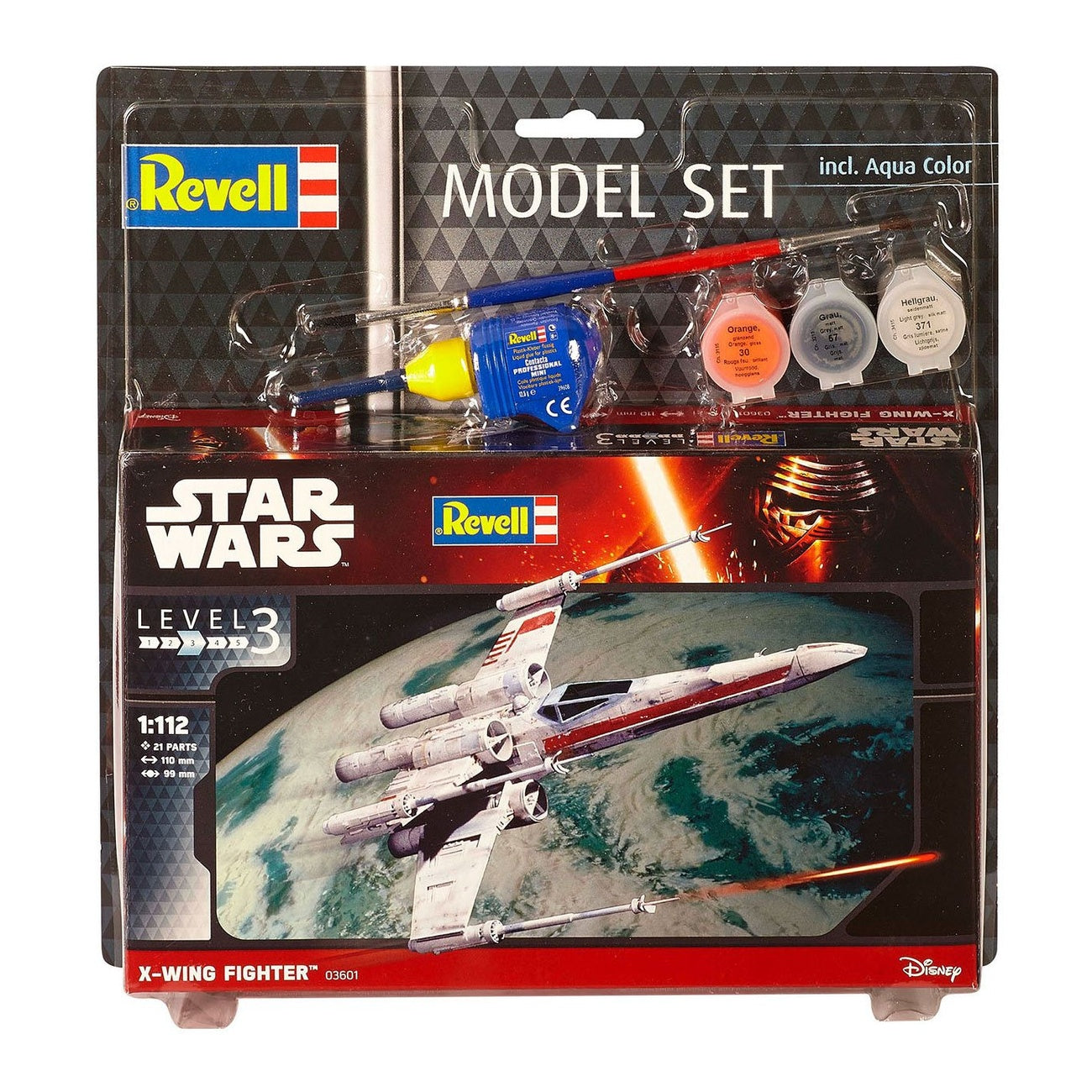 Immagine del prodotto Star Wars Modellino 1/112 Model Set X-Wing Fighter 11 cm
