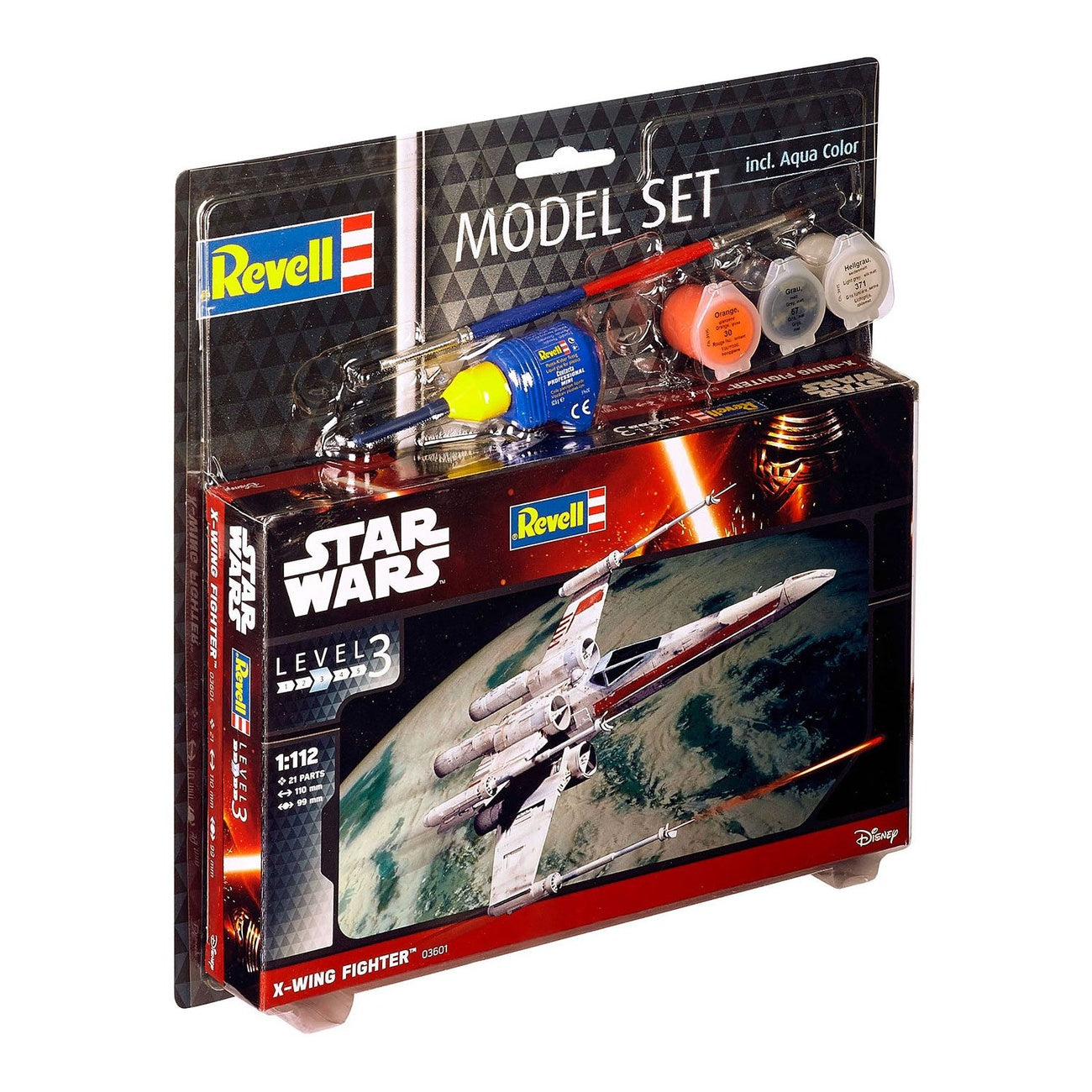 Immagine del prodotto Star Wars Modellino 1/112 Model Set X-Wing Fighter 11 cm