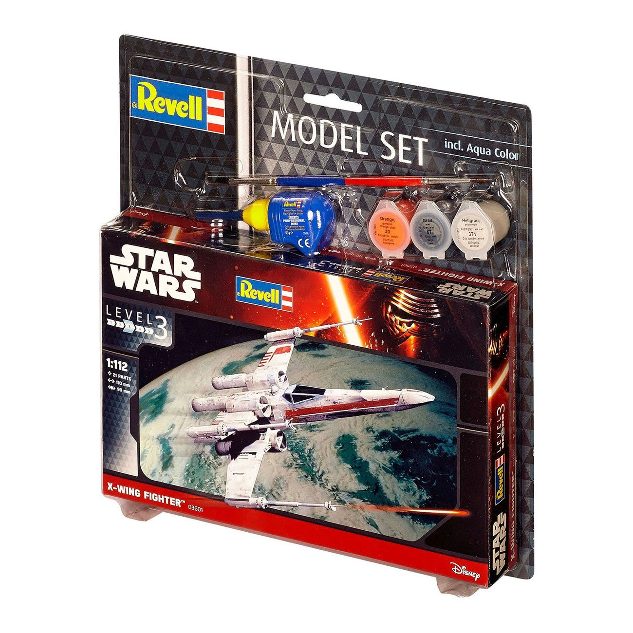 Immagine del prodotto Star Wars Modellino 1/112 Model Set X-Wing Fighter 11 cm