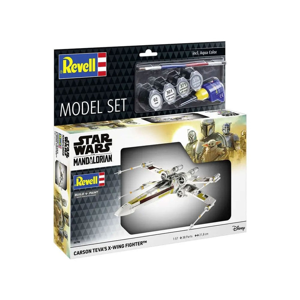 Immagine del prodotto Model kit Star Wars con accessori di base 1/57 X-Wing Fighter di Carson Teva 22 cm