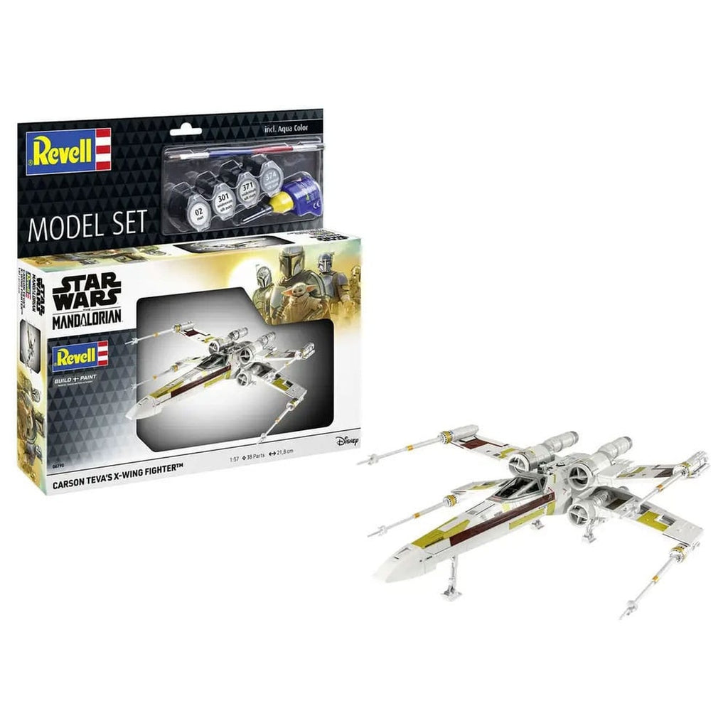 Immagine del prodotto Model kit Star Wars con accessori di base 1/57 X-Wing Fighter di Carson Teva 22 cm