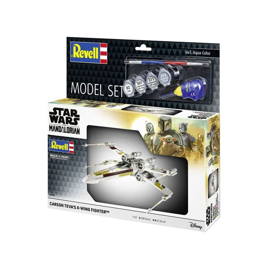 Immagine del prodotto Model kit Star Wars con accessori di base 1/57 X-Wing Fighter di Carson Teva 22 cm