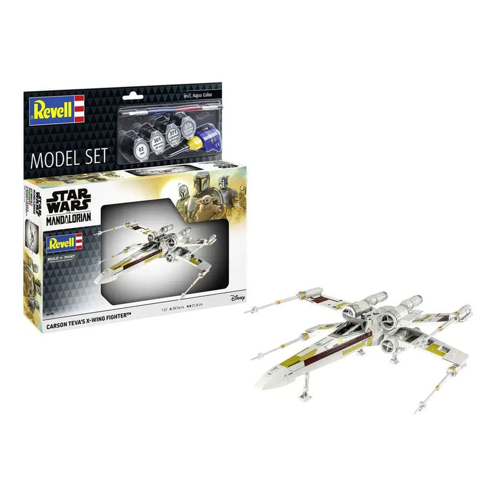 Immagine del prodotto Model kit Star Wars con accessori di base 1/57 X-Wing Fighter di Carson Teva 22 cm