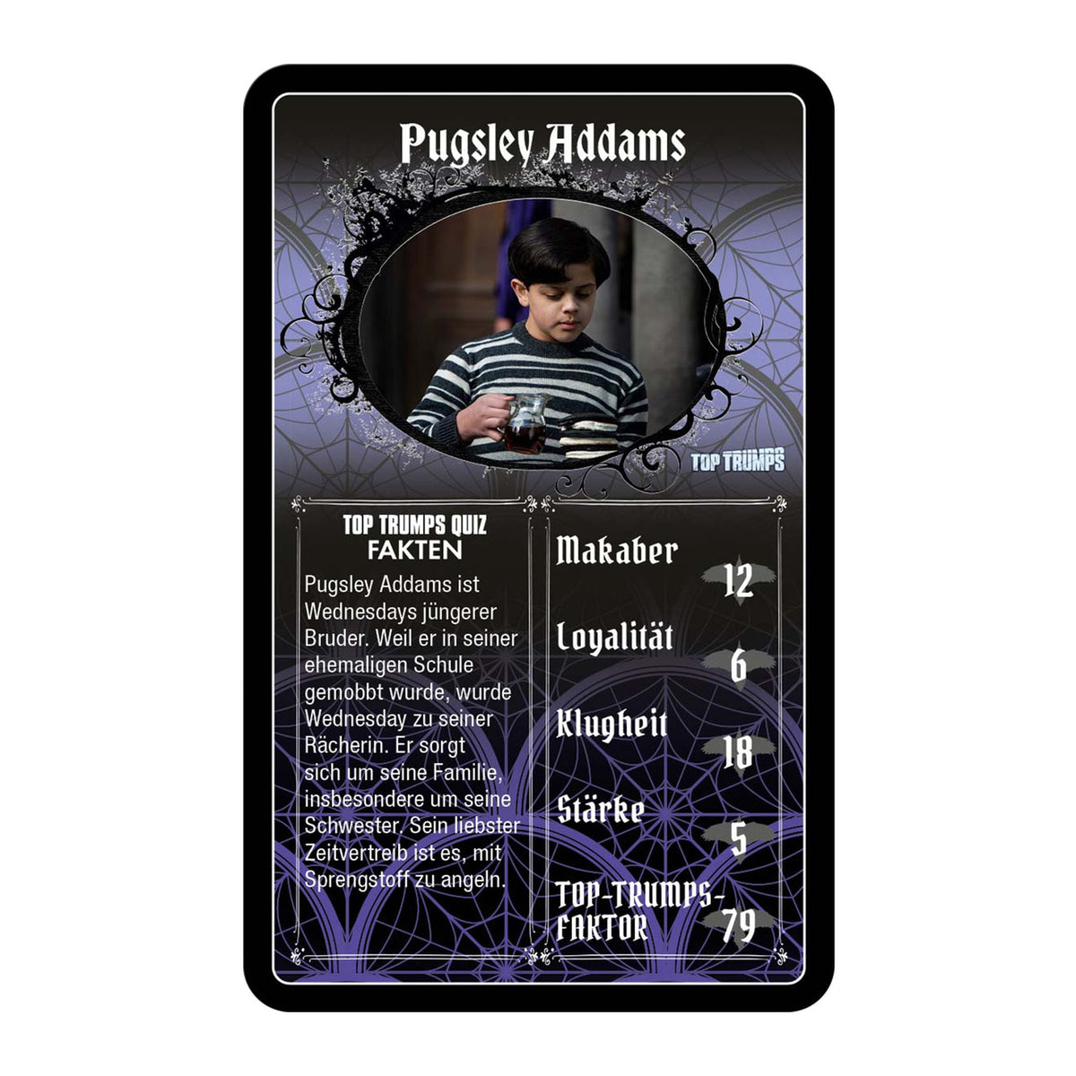 Immagine del prodotto Gioco di carte Wednesday Top Trumps *Versione tedesca*