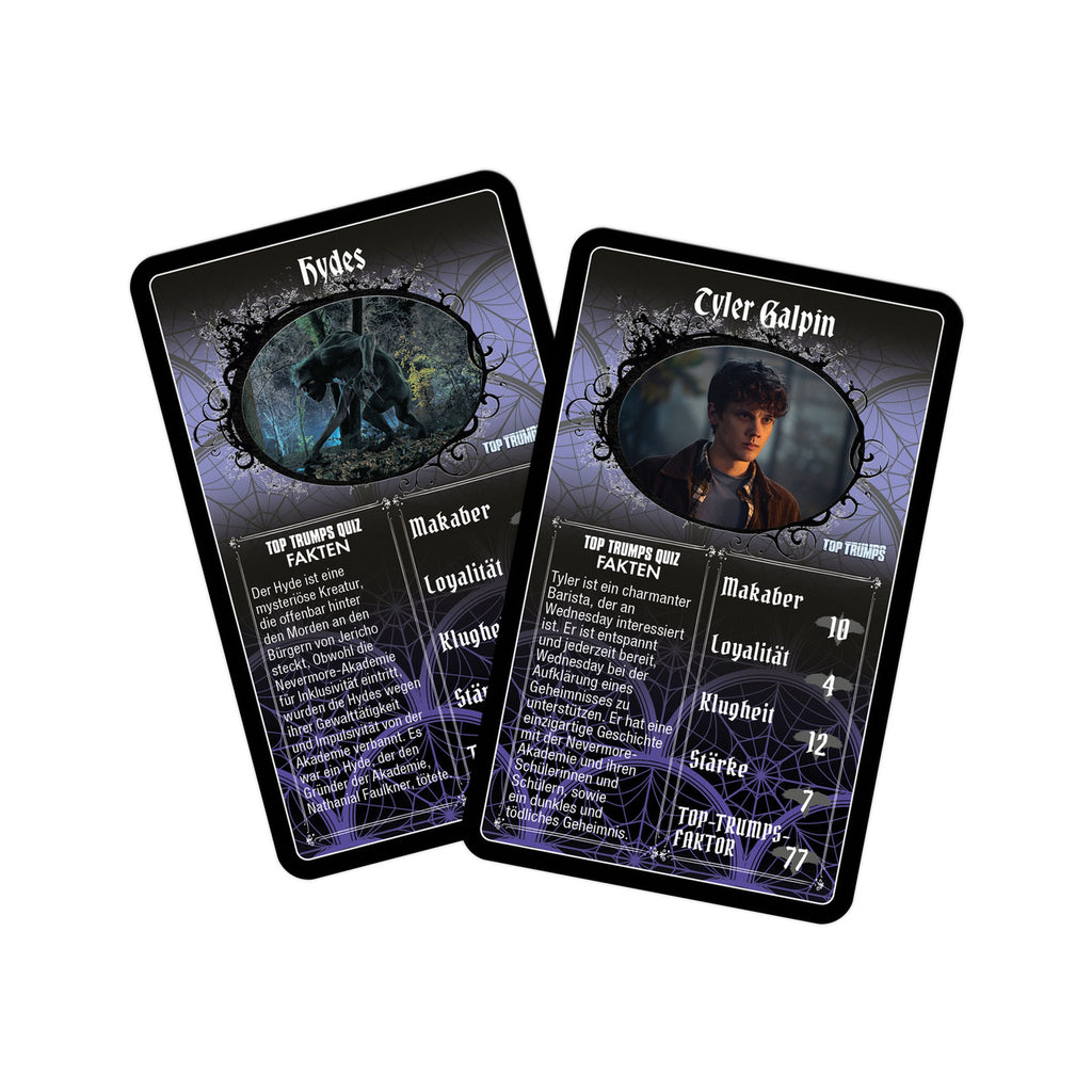 Immagine del prodotto Gioco di carte Wednesday Top Trumps *Versione tedesca*