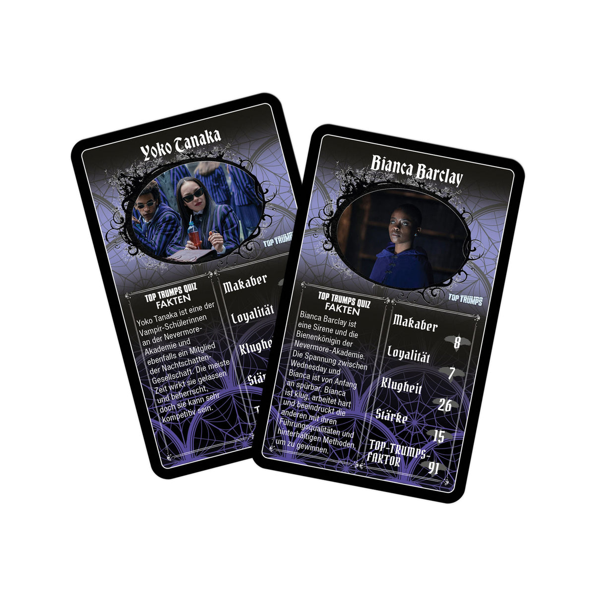 Immagine del prodotto Gioco di carte Wednesday Top Trumps *Versione tedesca*