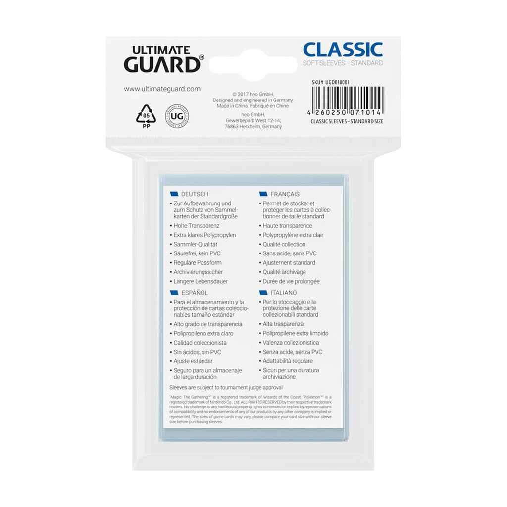 Immagine del prodotto Ultimate Guard Bustine Classic Formato Standard (100)