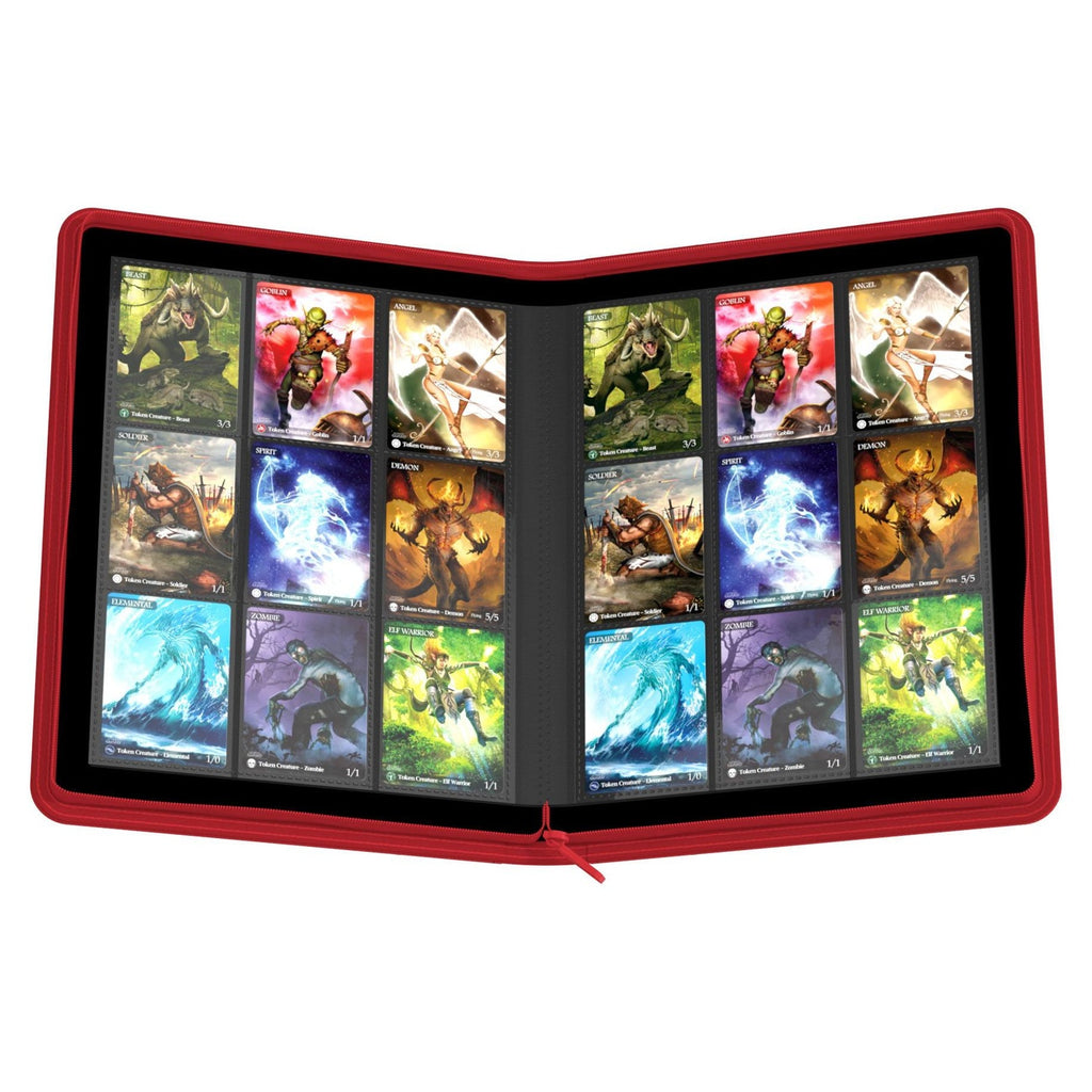 Immagine del prodotto Ultimate Guard Zipfolio 360 18-Pocket Xenoskin - Rosso
