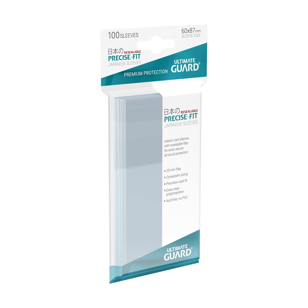 Immagine del prodotto Ultimate Guard Precise-Fit Sleeves Formato Giapponese (100) - Richiudibili