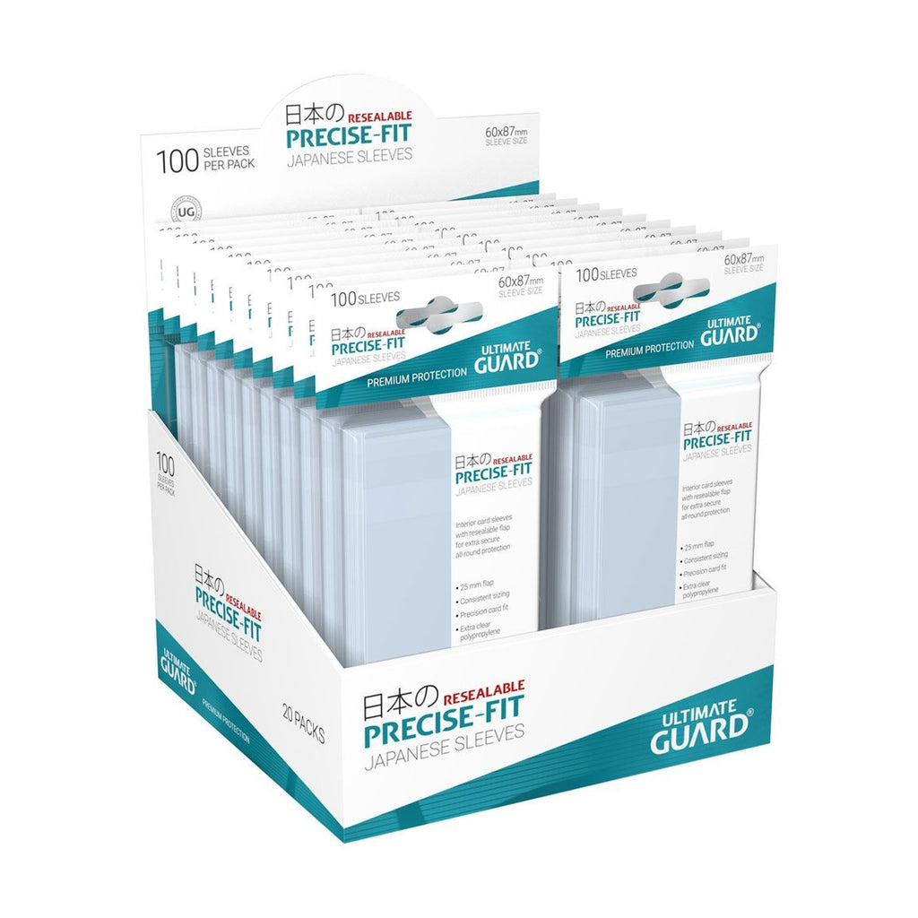 Immagine del prodotto Ultimate Guard Precise-Fit Sleeves Formato Giapponese (100) - Richiudibili