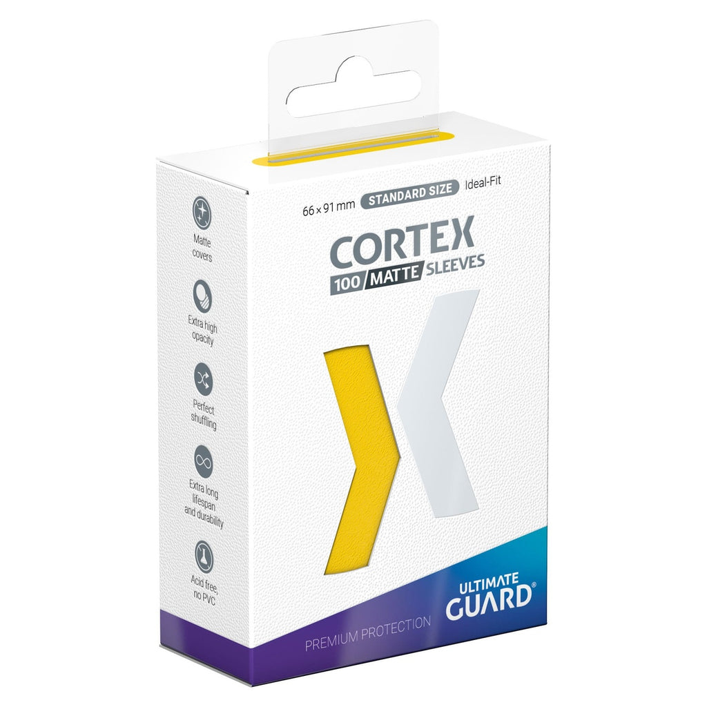 Product image Ultimate Guard Cortex Sleeves Matte Standard Size (100) - Yellow