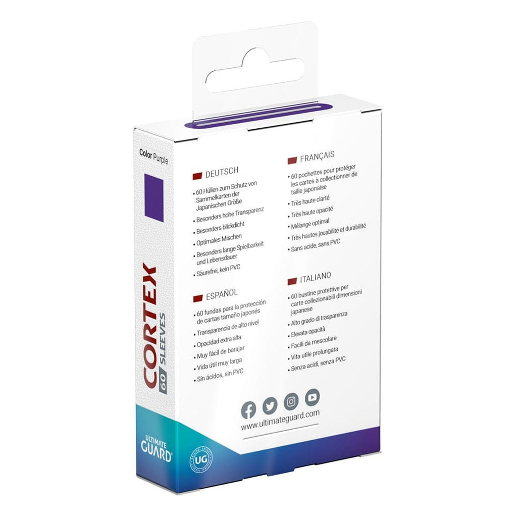 Immagine del prodotto Ultimate Guard Cortex Sleeves formato giapponese (60) - Viola
