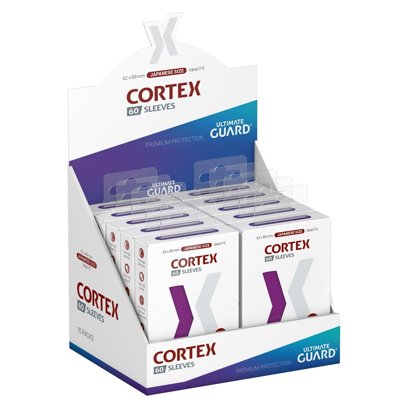 Immagine del prodotto Ultimate Guard Cortex Sleeves formato giapponese (60) - Viola