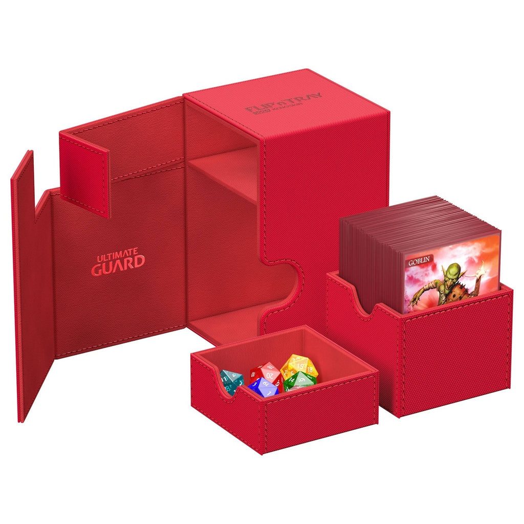 Immagine del prodotto Ultimate Guard Flip'n'Tray 100+ Xenoskin - Rosso