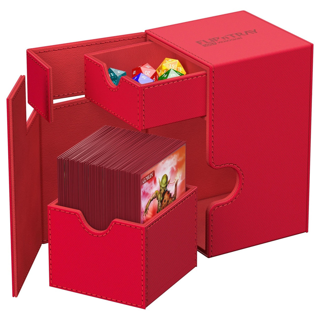 Immagine del prodotto Ultimate Guard Flip'n'Tray 100+ Xenoskin - Rosso