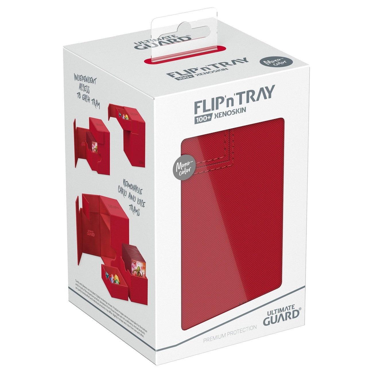 Immagine del prodotto Ultimate Guard Flip'n'Tray 100+ Xenoskin - Rosso
