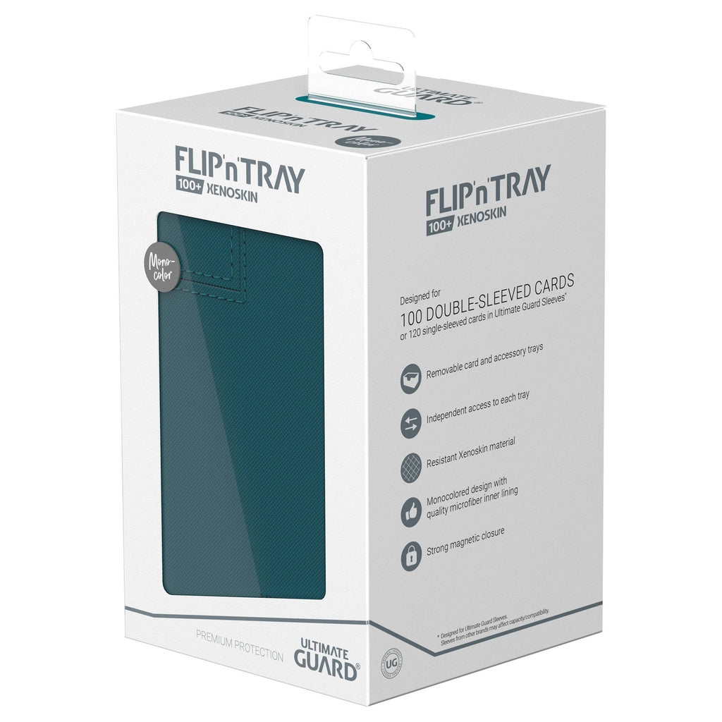 Product image Ultimate Guard Flip'n'Tray 100+ Xenoskin - Petrol