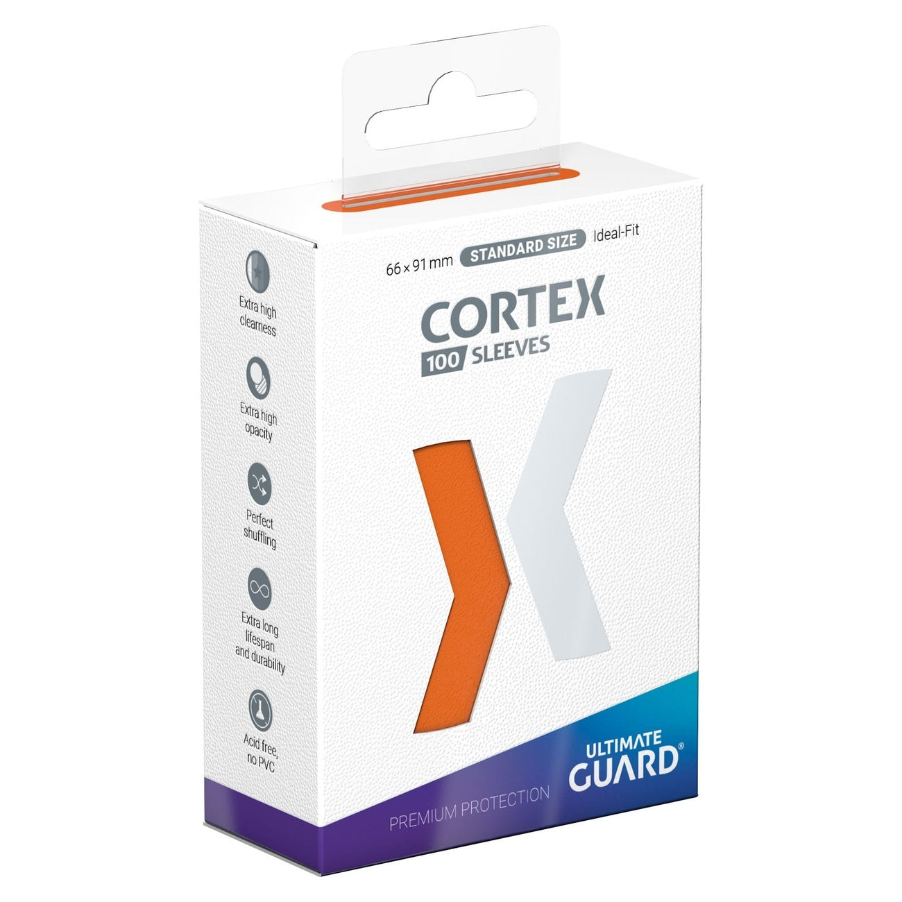 Immagine del prodotto Ultimate Guard Cortex Sleeves Formato Standard (100) - Arancione