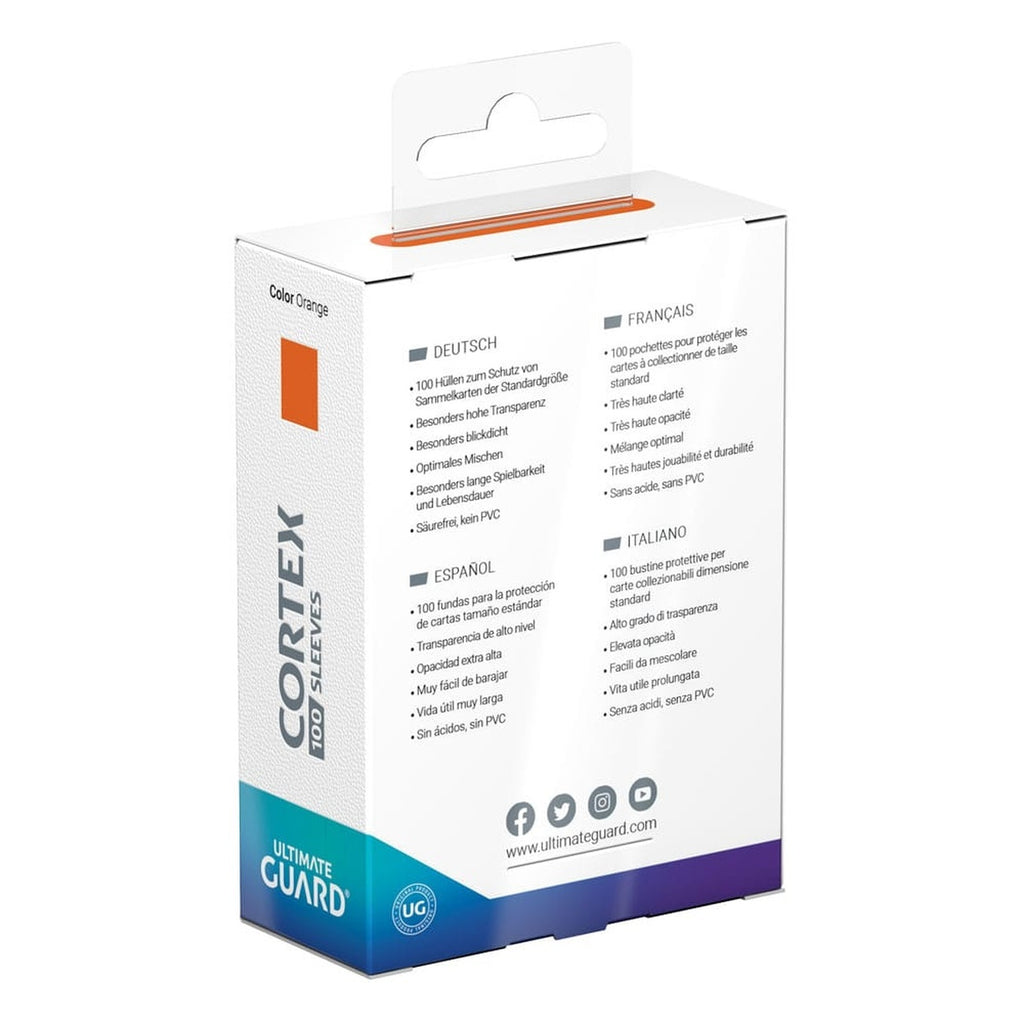 Immagine del prodotto Ultimate Guard Cortex Sleeves Formato Standard (100) - Arancione
