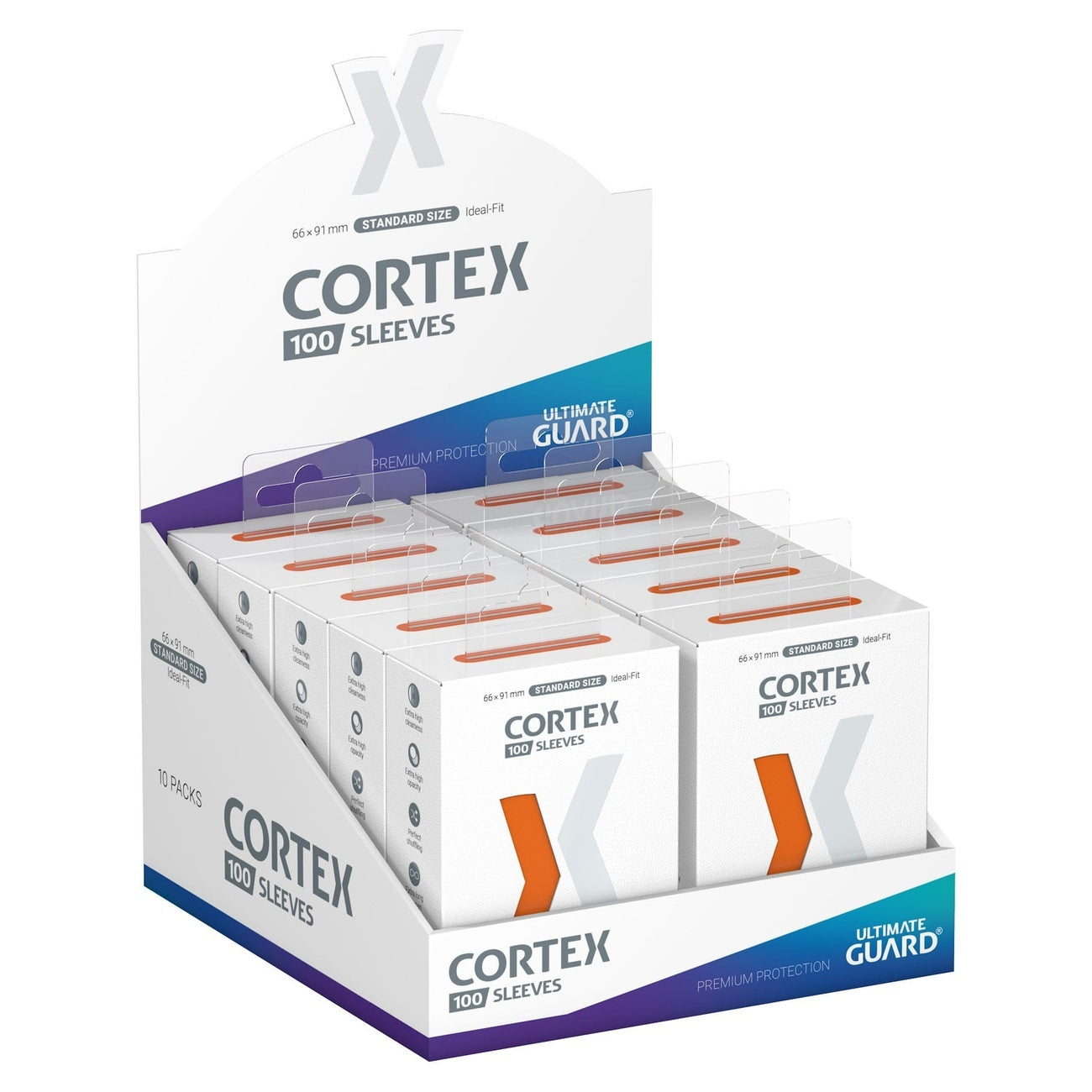 Immagine del prodotto Ultimate Guard Cortex Sleeves Formato Standard (100) - Arancione