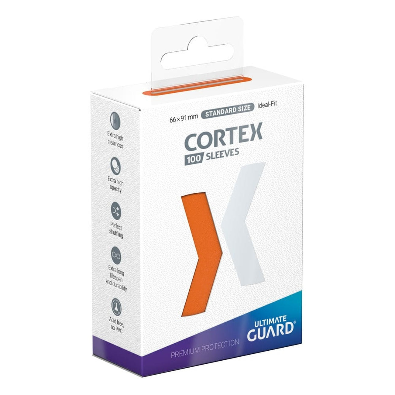 Immagine del prodotto Ultimate Guard Cortex Sleeves Formato Standard (100) - Arancione