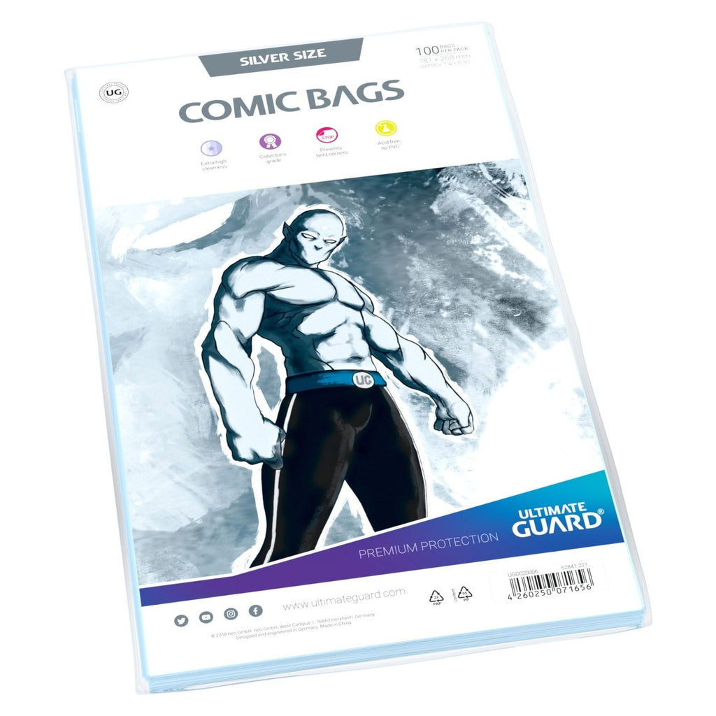 Immagine del prodotto Ultimate Guard Comic Bags Standard (100) - Silver Size