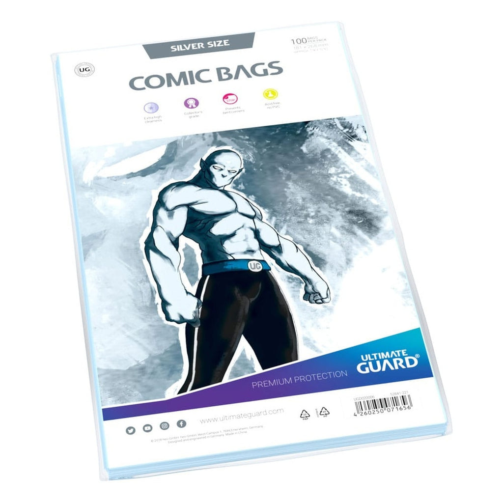Immagine del prodotto Ultimate Guard Comic Bags Standard (100) - Silver Size
